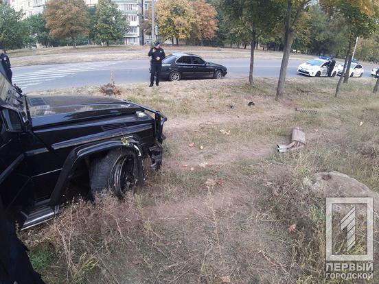 В Кривом Роге водитель переехал ногу полицейскому и попытался скрыться